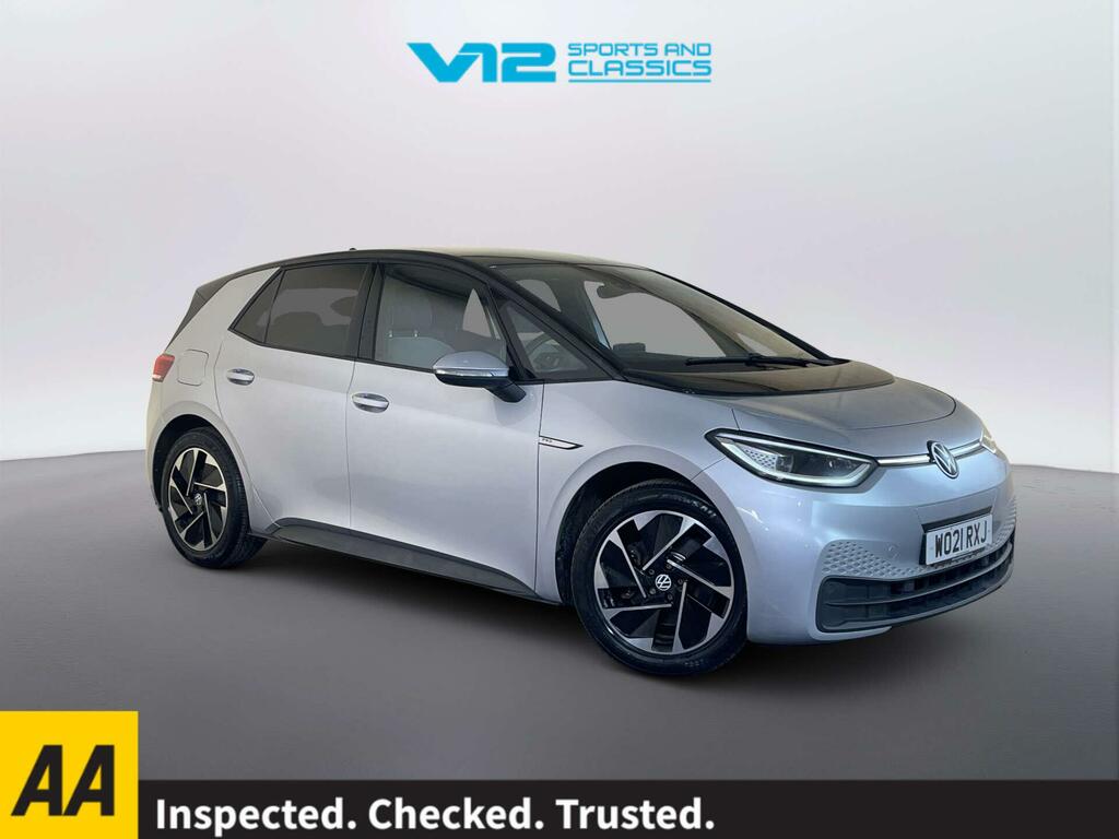 Volkswagen ID.3 Pro Performance 58Kwh Tech Hatchback WO21RXJ Silver