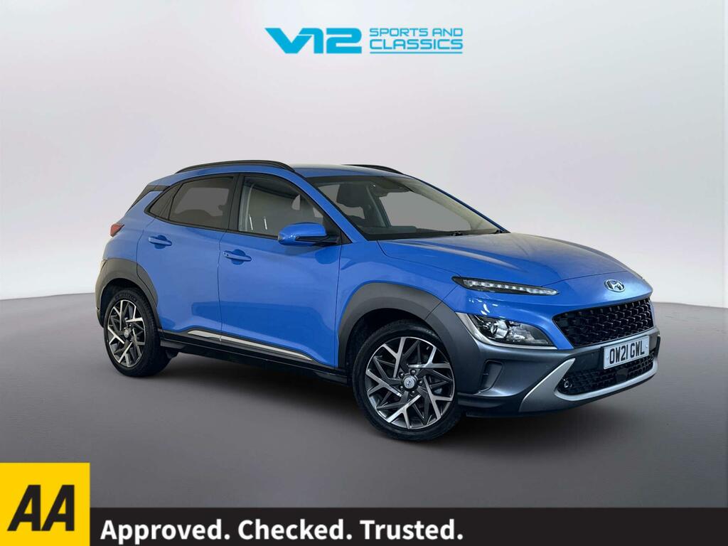 Hyundai Kona 1.6 H-gdi Premium Suv Hybrid Dct Euro 6 Blue