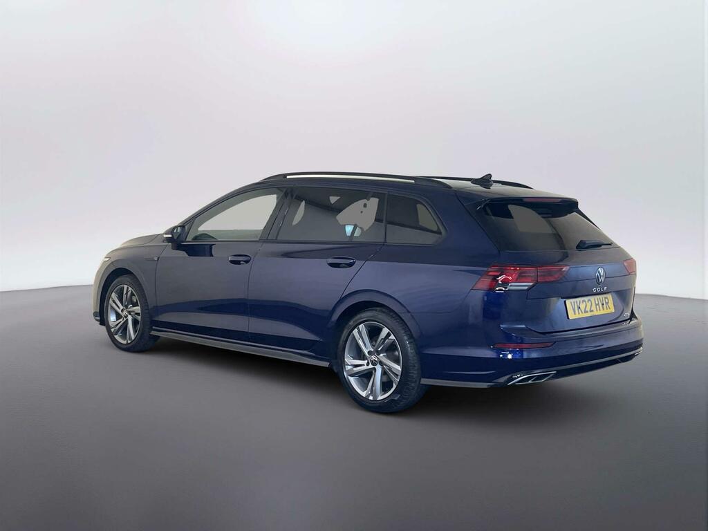 Volkswagen Golf 1.5 Etsi Mhev R-line Estate Hybrid Dsg VK22HVR Blue #6