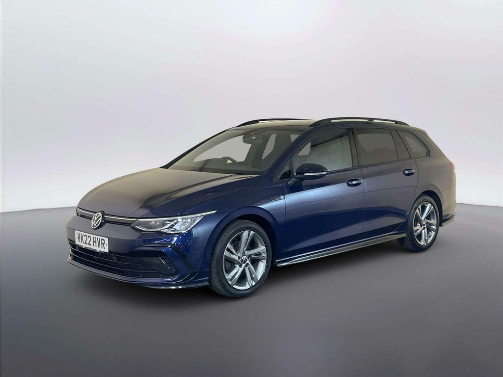 Volkswagen Golf 1.5 Etsi Mhev R-line Estate Hybrid Dsg VK22HVR Blue #4