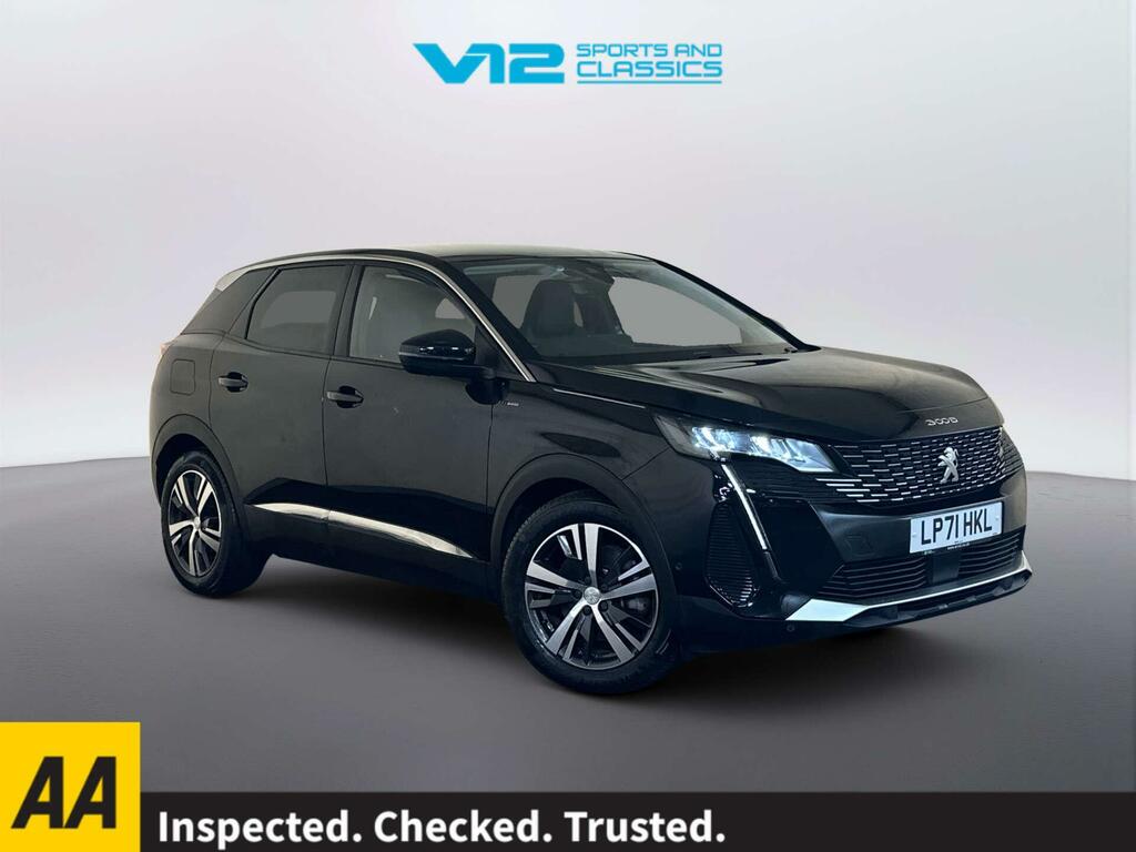 Peugeot 3008 1.6 13.2Kwh Allure Suv Plug-in Hybrid E Black