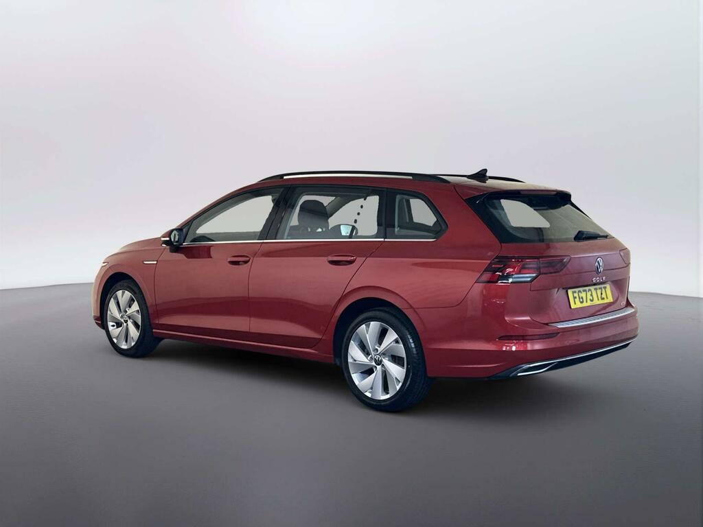 Volkswagen Golf 1.5 Etsi Mhev Style Estate Hybrid Dsg E FG73TZT Red #6