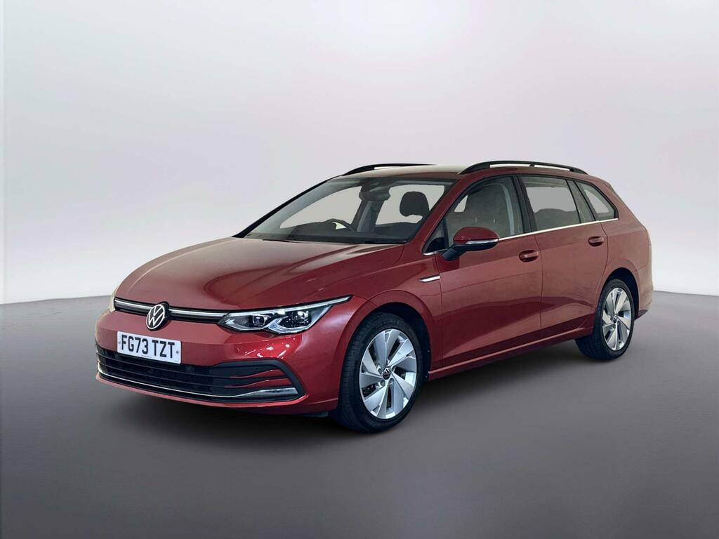 Volkswagen Golf 1.5 Etsi Mhev Style Estate Hybrid Dsg E FG73TZT Red #4