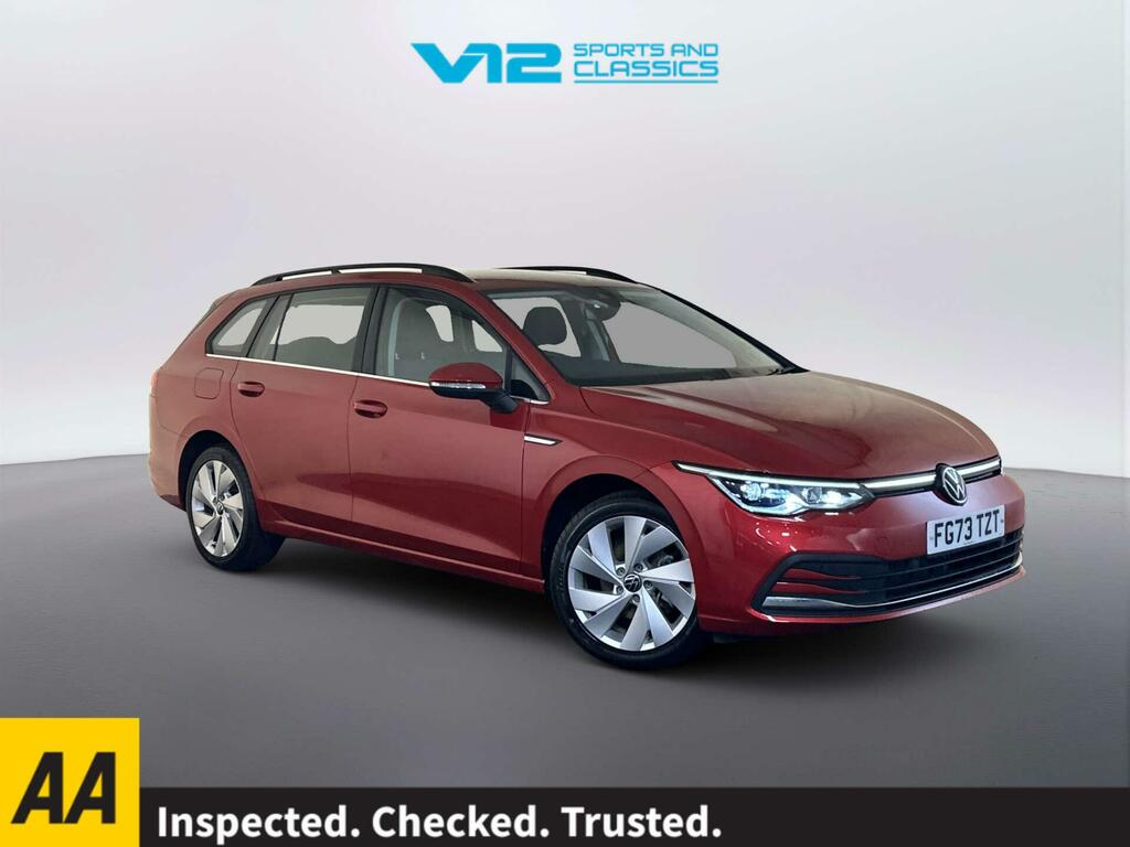 Volkswagen Golf 1.5 Etsi Mhev Style Estate Hybrid Dsg E Red