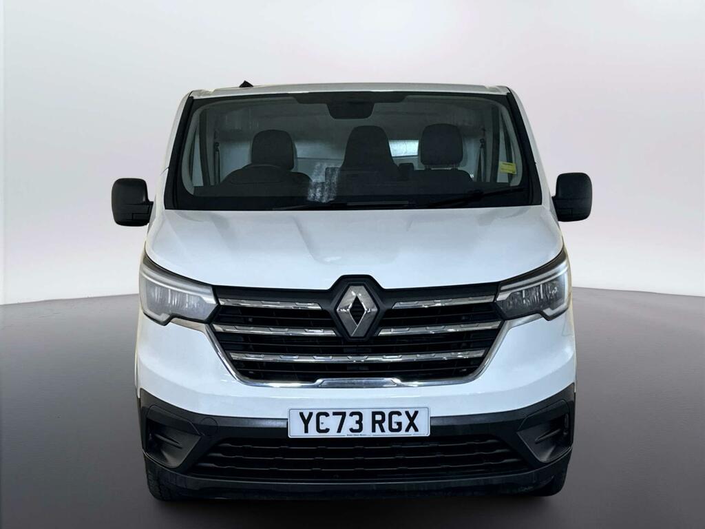 Renault Trafic 2.0 Dci Blue Sl28 Business Panel Van M YC73RGX White #2
