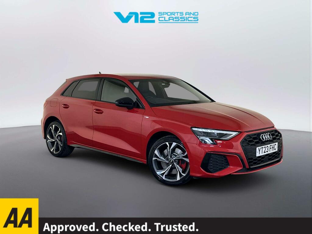 Audi A3 1.4 Tfsie 45 S Line Competition Sportback Petr Red