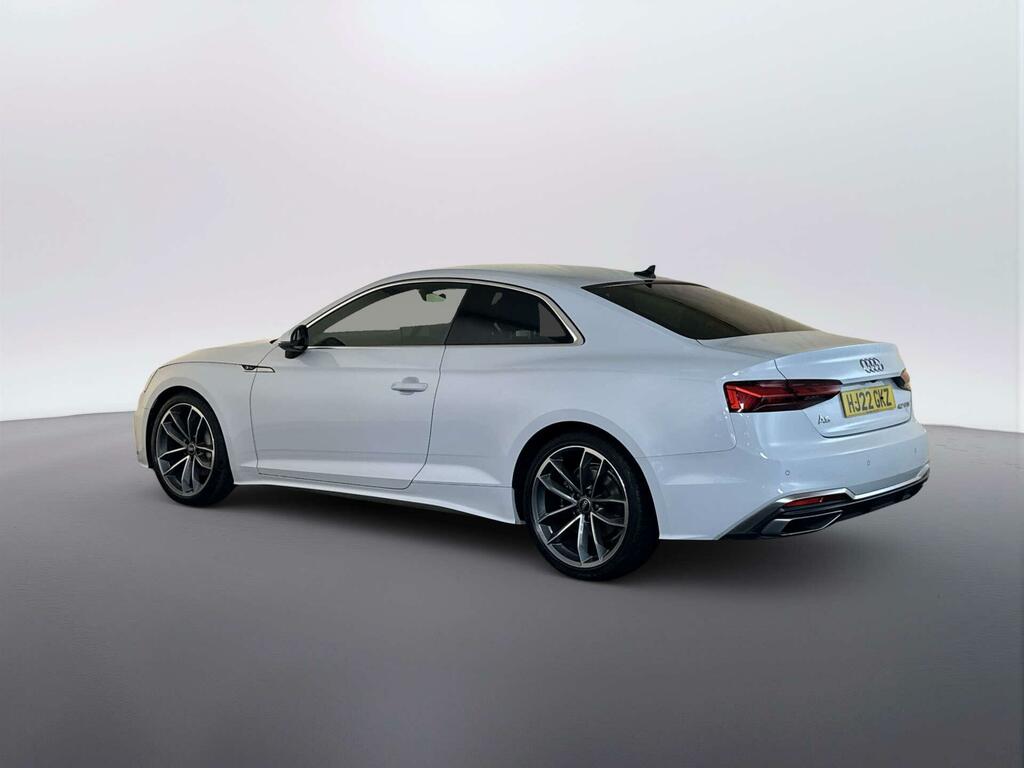 Audi A5 2.0 Tfsi 40 S Line Coupe S Tronic Euro HJ22GKZ White #6