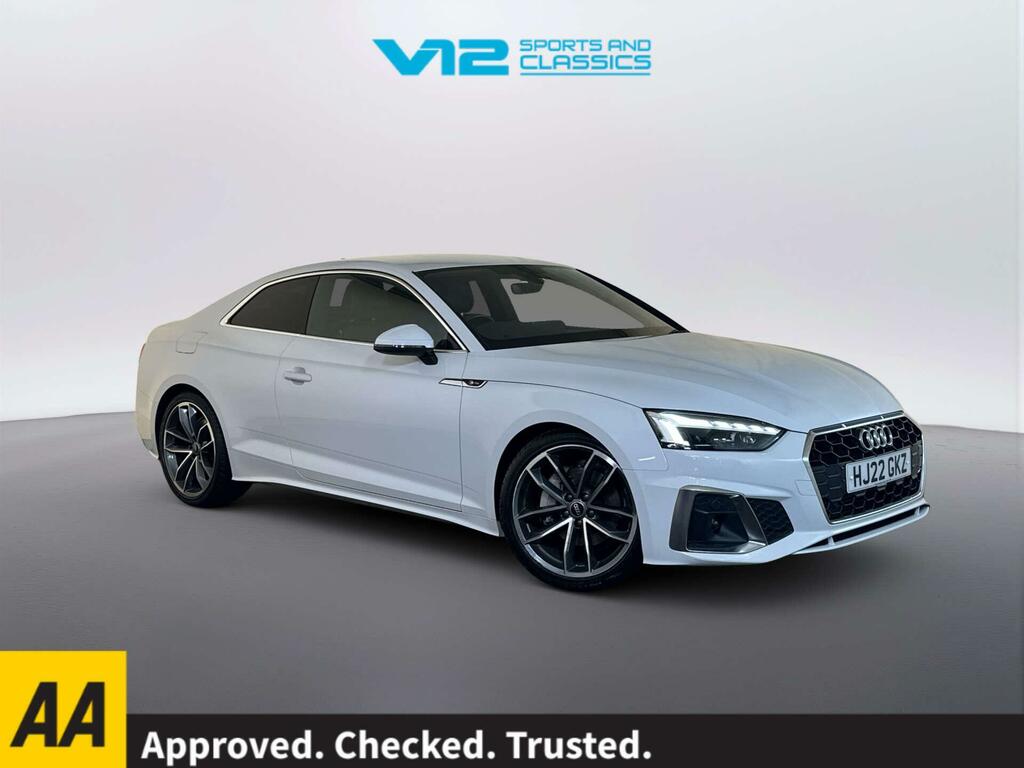 Audi A5 2.0 Tfsi 40 S Line Coupe S Tronic Euro White