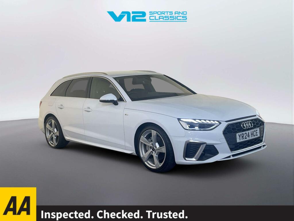 Audi A4 Avant 2.0 Tfsi 40 S Line Estate S Tronic Euro White
