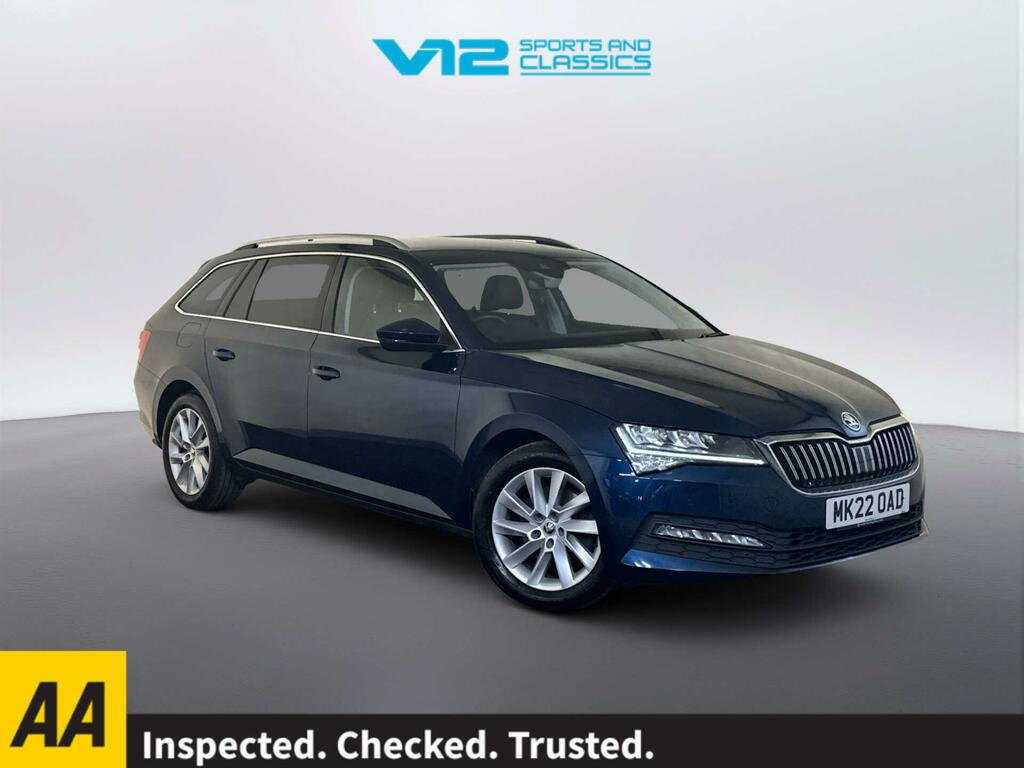 Skoda Superb 2.0 Tdi Se Technology Estate Eur Blue