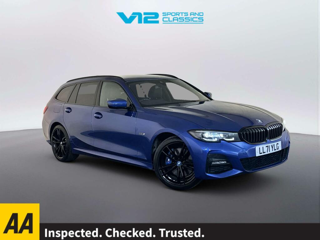 BMW 3 Series 2.0 330E 12Kwh M Sport Touring Plug-in Blue
