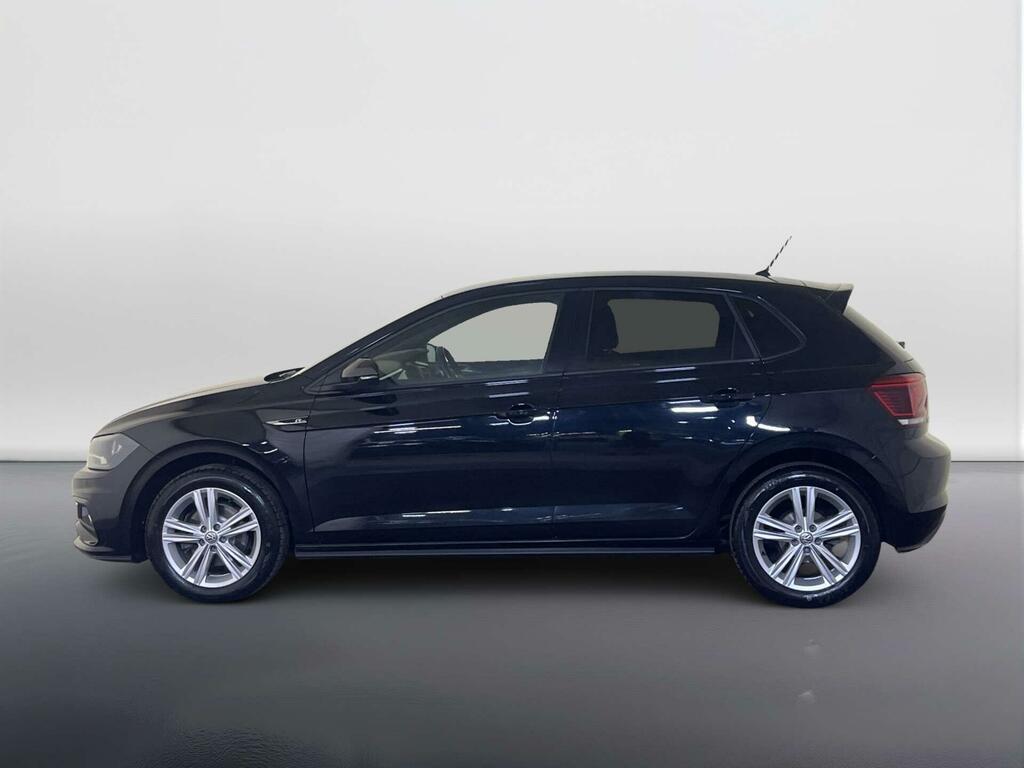 Volkswagen Polo 1.0 Tsi Gpf R-line Hatchback Dsg Euro 6 GL69APX Black #5