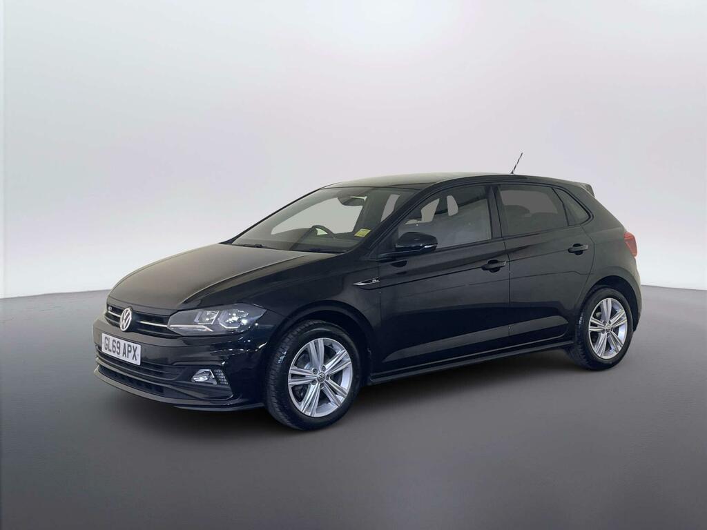 Volkswagen Polo 1.0 Tsi Gpf R-line Hatchback Dsg Euro 6 GL69APX Black #4