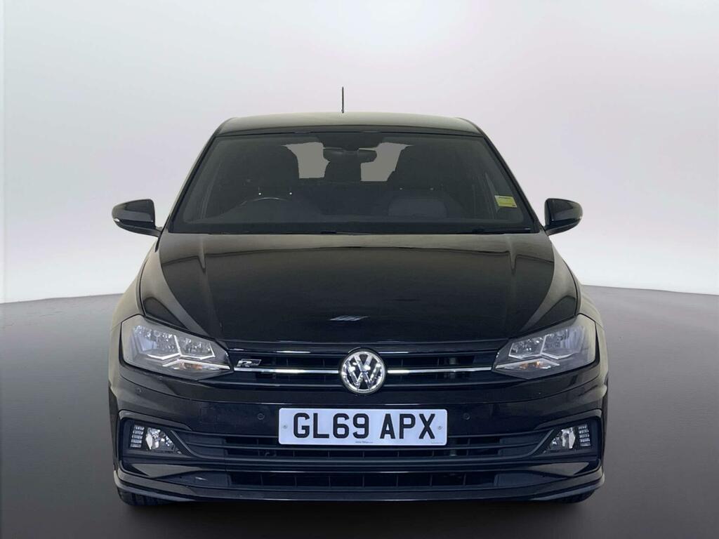Volkswagen Polo 1.0 Tsi Gpf R-line Hatchback Dsg Euro 6 GL69APX Black #3