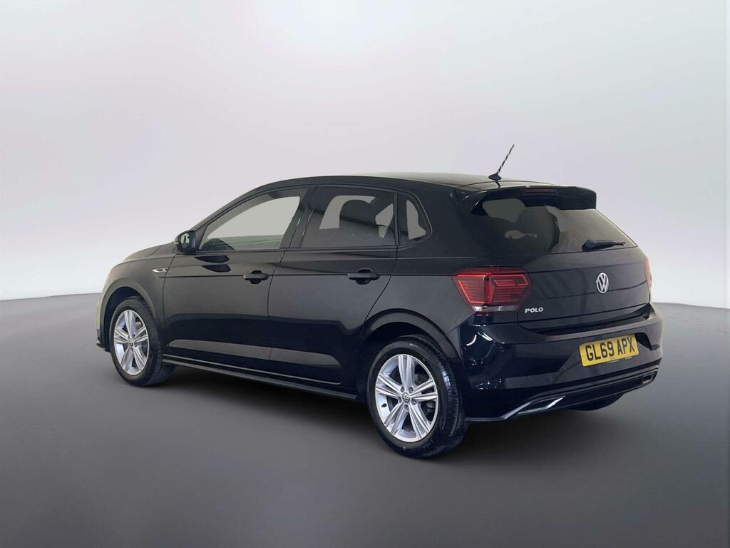Volkswagen Polo 1.0 Tsi Gpf R-line Hatchback Dsg Euro 6 GL69APX Black #6
