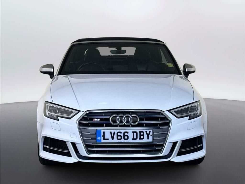 Audi S3 2.0 Tfsi Cabriolet S Tronic Quattro Eur LV66DBY White #3