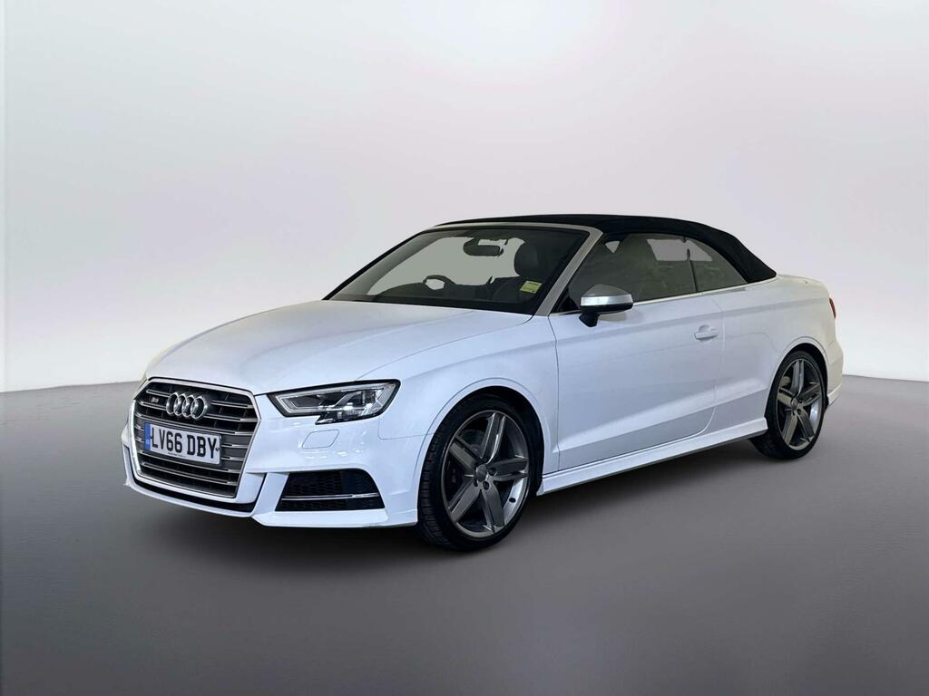 Audi S3 2.0 Tfsi Cabriolet S Tronic Quattro Eur LV66DBY White #4