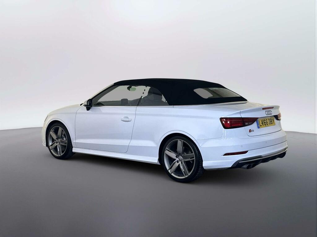 Audi S3 2.0 Tfsi Cabriolet S Tronic Quattro Eur LV66DBY White #6