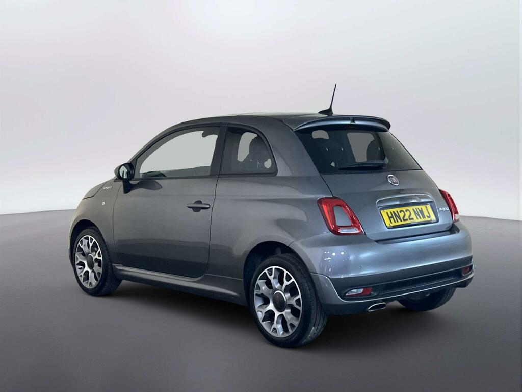 Fiat 500 1.0 Mhev Sport Hatchback Euro 6 HN22NWJ Grey #6