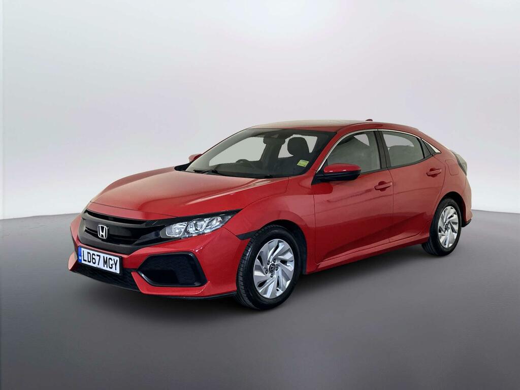 Honda Civic 1.0 Vtec Turbo Se Hatchback Cvt Euro 6 LD67MGY Red #4