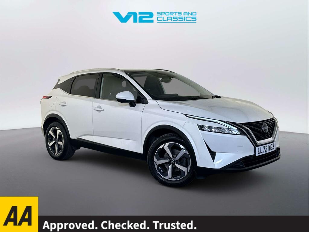 Nissan Qashqai 1.3 Dig-t Mhev N-connecta Suv Hybrid Ma White