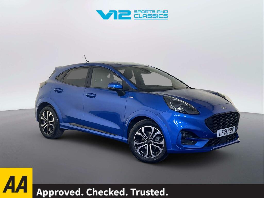 Ford Puma 1.0T Ecoboost Mhev St-line Suv E Blue