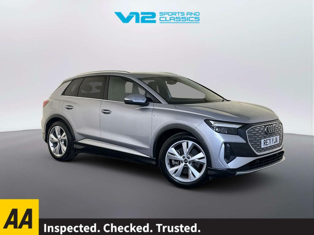 Audi Q4 E Tron 40 S Line Suv 82Kwh 204 Ps Silver