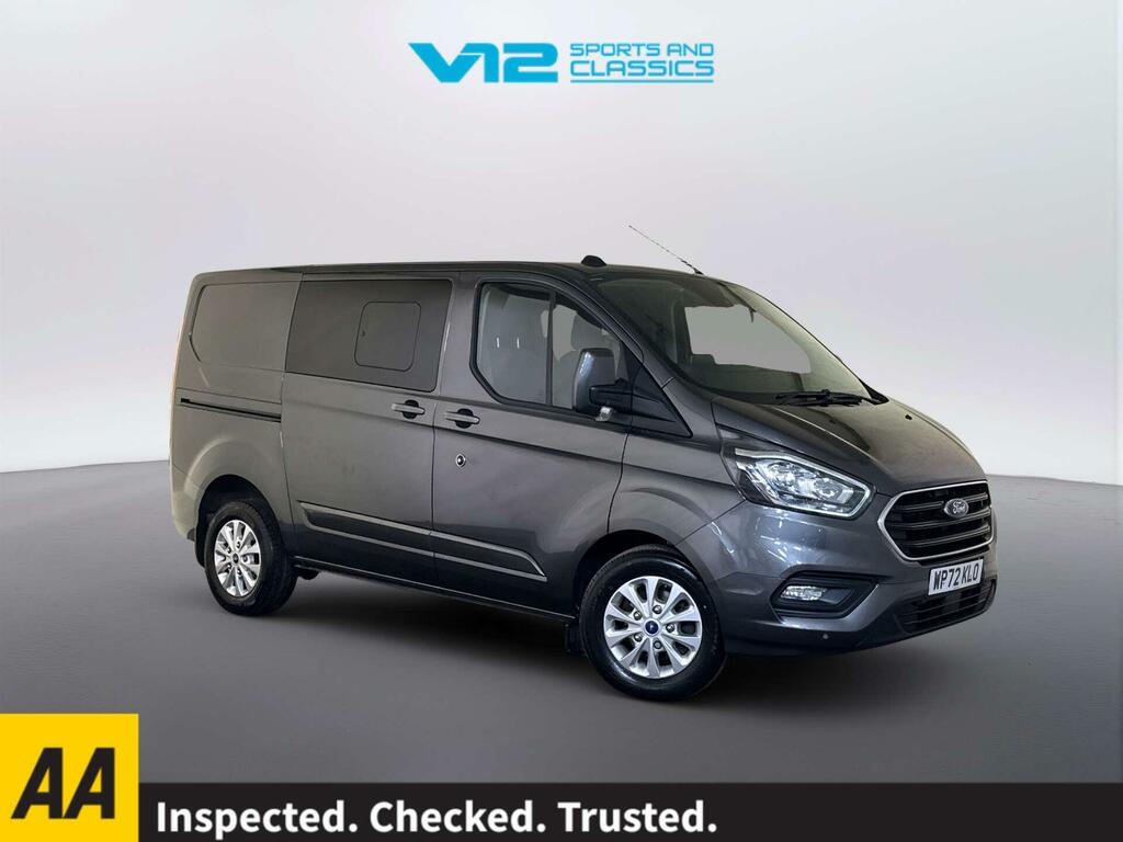 Ford Transit Custom 2.0 320 Ecoblue Limited Crew Van Double Cab Di Grey