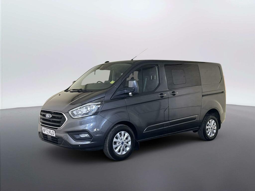 Ford Transit Custom 2.0 320 Ecoblue Limited Crew Van Double Cab Di WP72KLO Grey #4