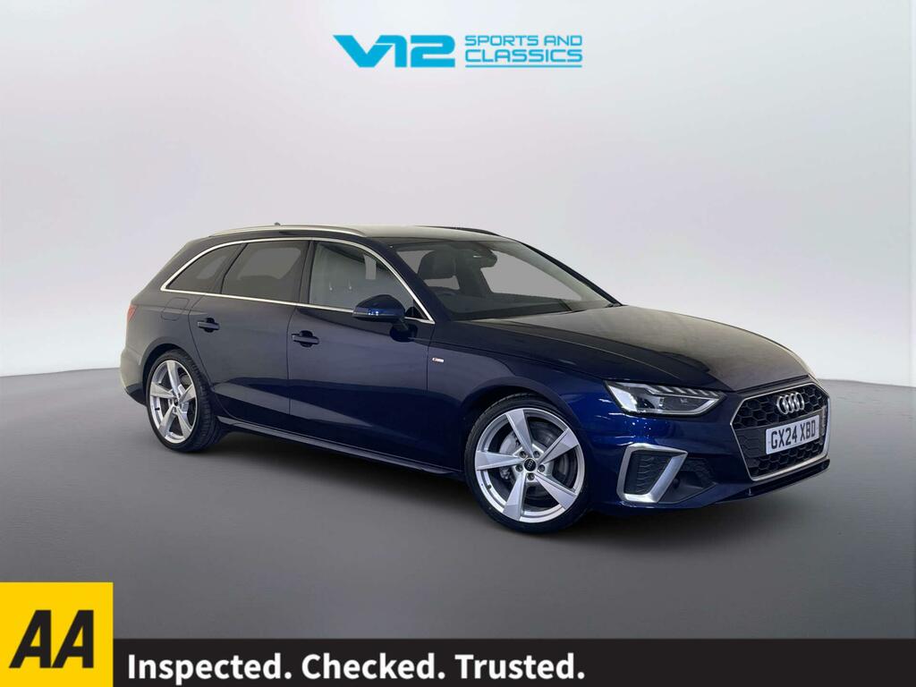 Audi A4 Avant 2.0 Tfsi 40 S Line Estate S Tronic Euro Blue