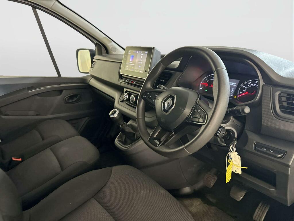 Renault Trafic 2.0 Dci Blue Sl28 Business Panel Van M FL23ZBP White #2