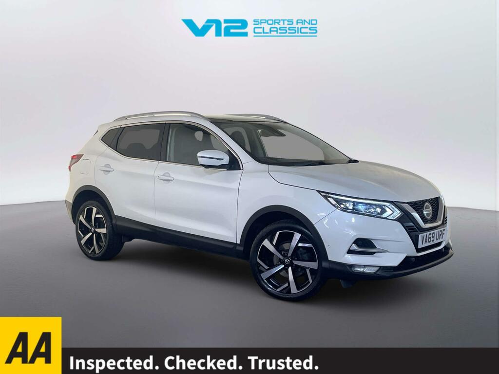 Nissan Qashqai 1.3 Dig-t Tekna Suv Dct Euro 6 S White