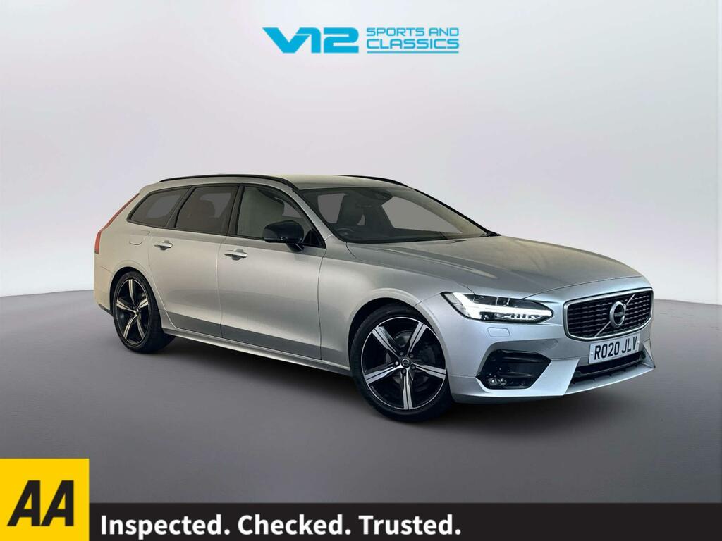 Volvo V90 2.0 T4 R-design Plus Estate Euro 6 Silver