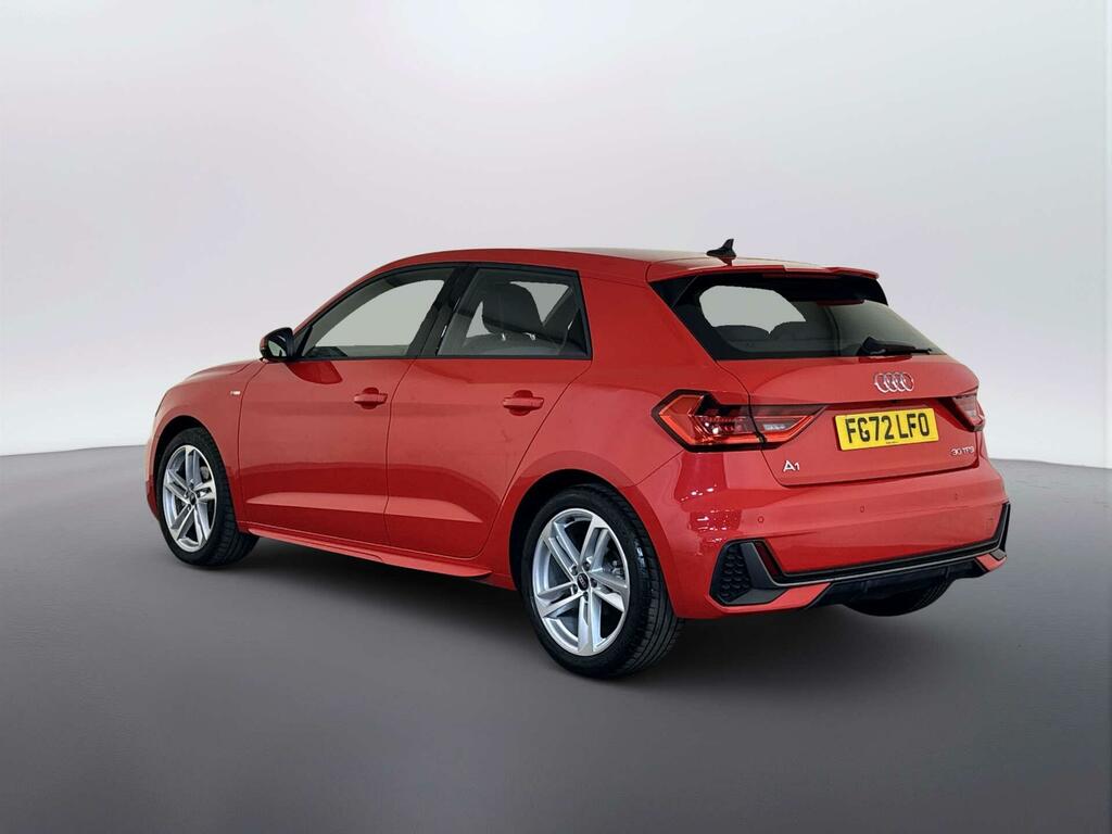 Audi A1 1.0 Tfsi 30 S Line Sportback S Tronic E FG72LFO Red #6