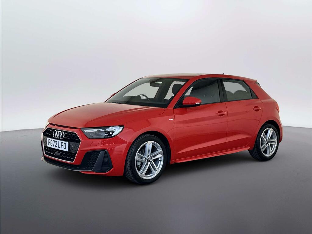 Audi A1 1.0 Tfsi 30 S Line Sportback S Tronic E FG72LFO Red #4