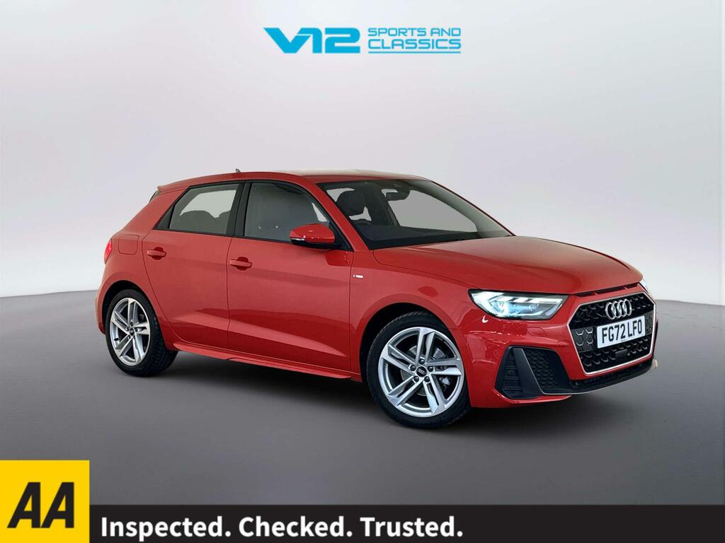 Audi A1 1.0 Tfsi 30 S Line Sportback S Tronic E Red