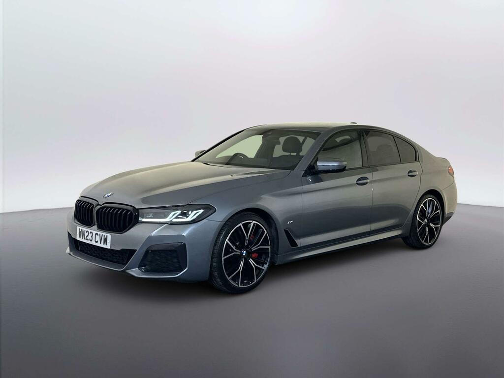 BMW 5 Series 2.0 520D Mht M Sport Saloon Hybrid Step WN23CVW Grey #4