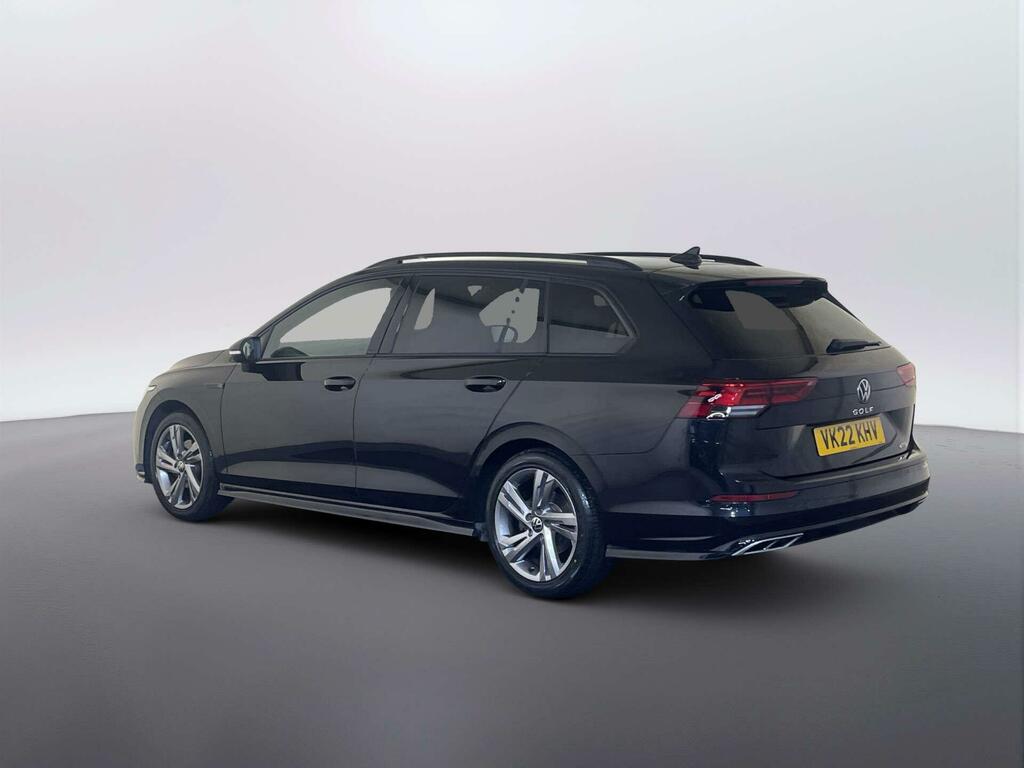 Volkswagen Golf 1.5 Etsi Mhev R-line Estate Hybrid Dsg Black #6