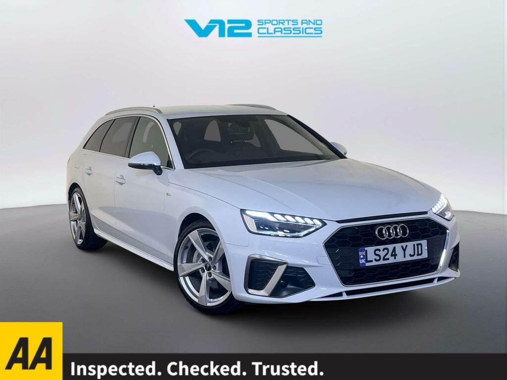 Audi A4 Avant 2.0 Tfsi 40 S Line Estate S Tronic Euro White