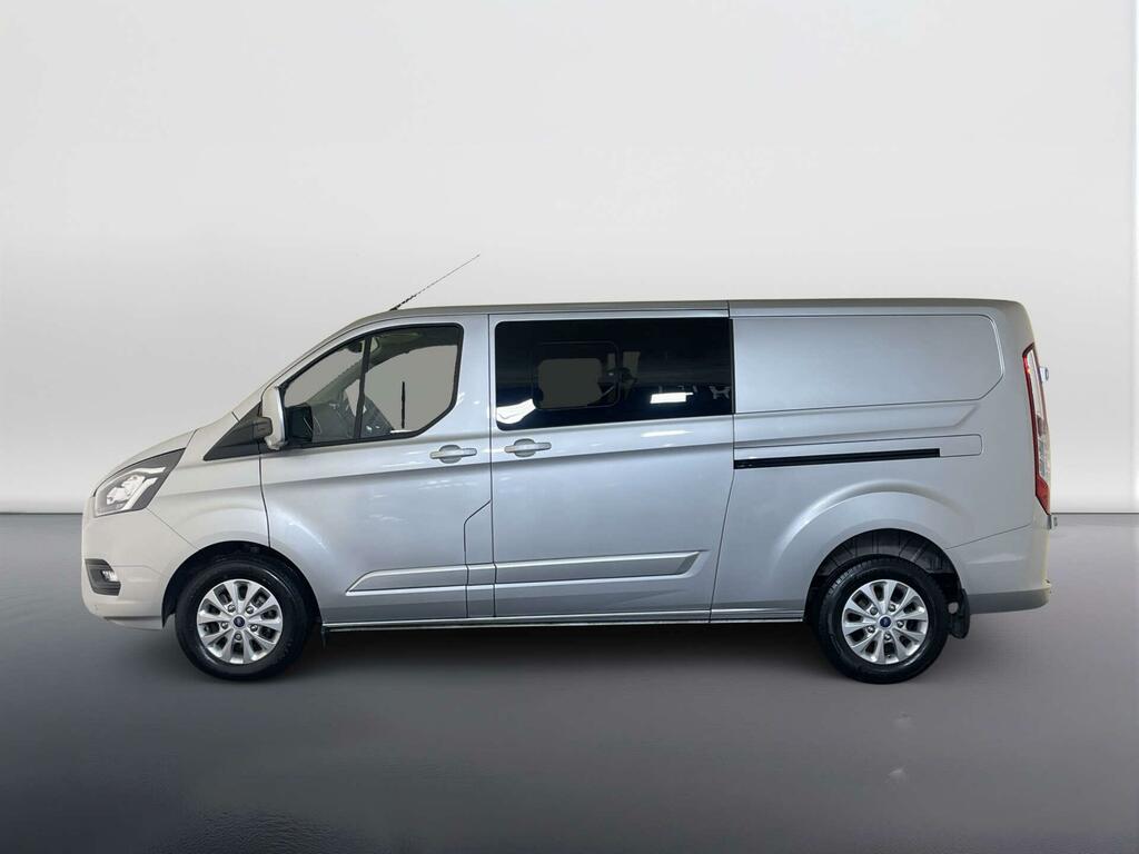 Ford Transit Custom 2.0 320 Ecoblue Limited Crew Van Double Cab Di YP23CSF Silver #5