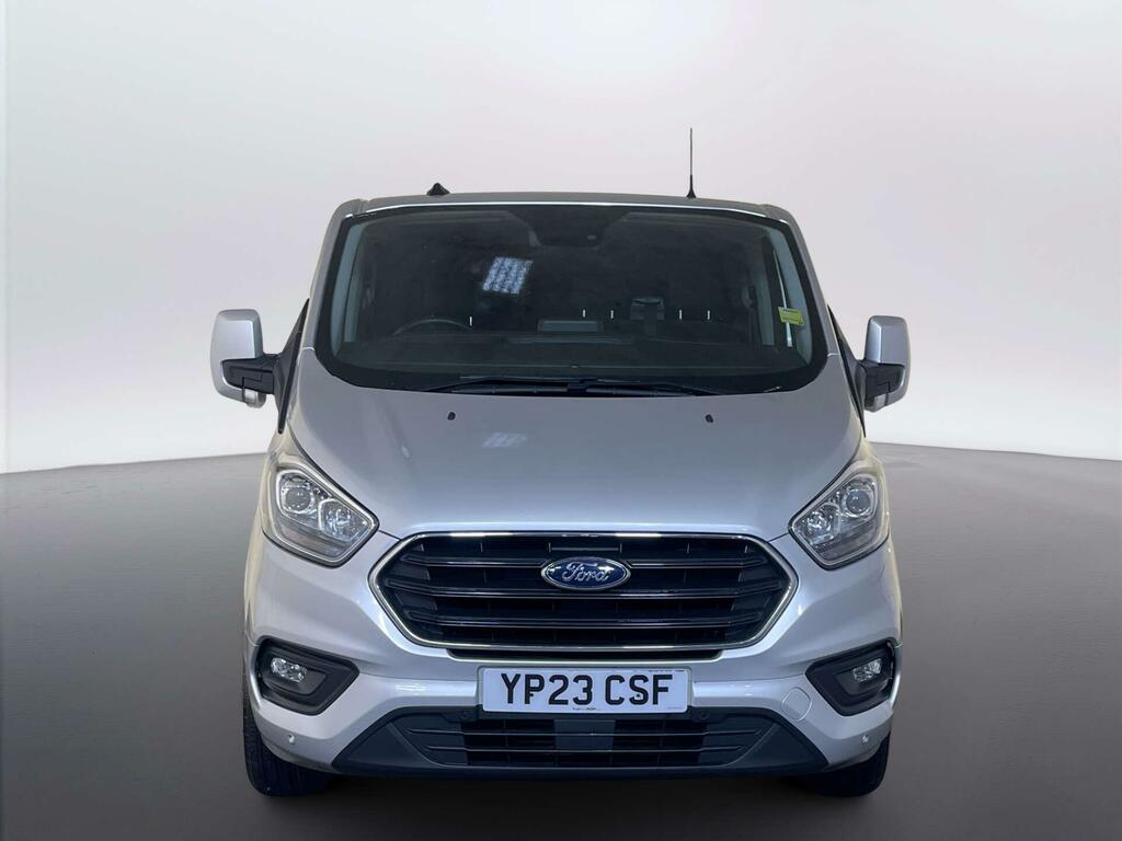 Ford Transit Custom 2.0 320 Ecoblue Limited Crew Van Double Cab Di YP23CSF Silver #3