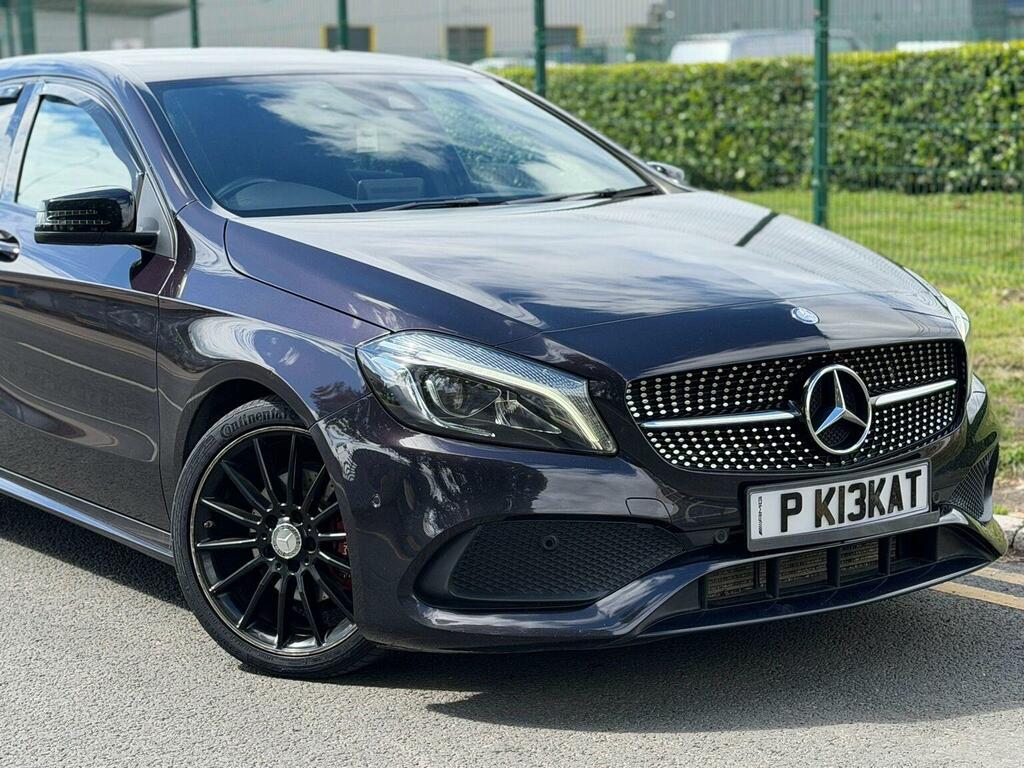 Mercedes-Benz A Class Hatchback 2.1 A200d Amg Line Premium Euro 6 Ss PK13KAT Purple #3