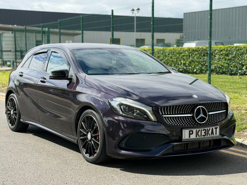 Mercedes-Benz A Class Hatchback 2.1 A200d Amg Line Premium Euro 6 Ss PK13KAT Purple #4