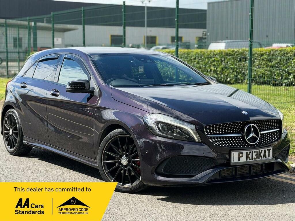 Mercedes-Benz A Class Hatchback 2.1 A200d Amg Line Premium Euro 6 Ss Purple