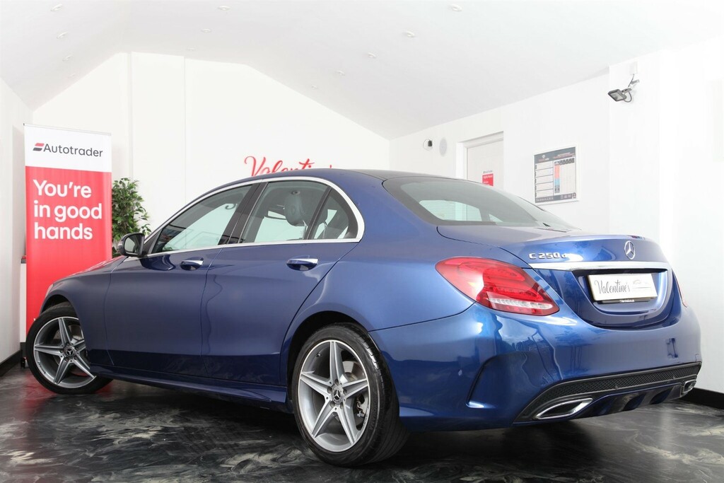 Mercedes-Benz C Class 2.1 D Amg Line Premium Plus G-tronic Euro 6 S KU68OFK Blue #4