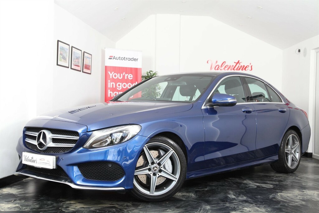 Mercedes-Benz C Class 2.1 D Amg Line Premium Plus G-tronic Euro 6 S Blue