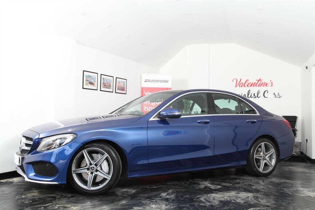 Mercedes-Benz C Class 2.1 D Amg Line Premium Plus G-tronic Euro 6 S KU68OFK Blue #3