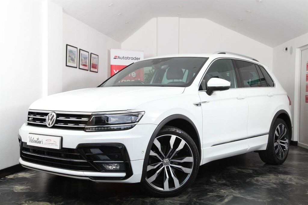 Volkswagen Tiguan 2.0 Tdi R-line Tech Dsg 4Motion Euro 6 Ss White