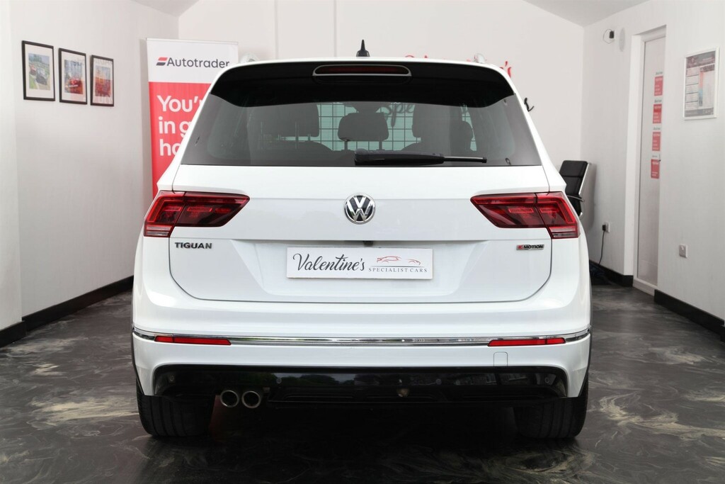 Volkswagen Tiguan 2.0 Tdi R-line Tech Dsg 4Motion Euro 6 Ss LL69HGD White #6