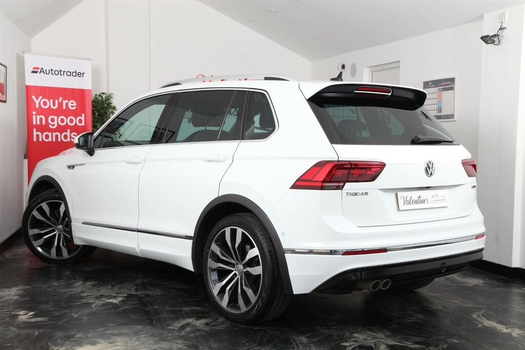 Volkswagen Tiguan 2.0 Tdi R-line Tech Dsg 4Motion Euro 6 Ss LL69HGD White #4